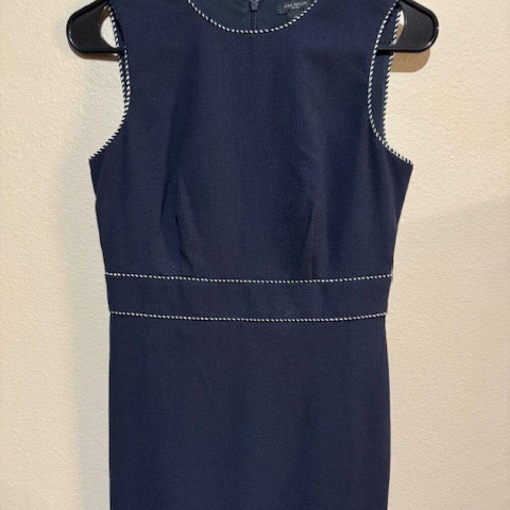 Ann Taylor 0P blue sleeveless dress